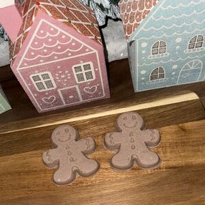 Gingerbread mini soap oatmeal milk and honey scented set of 2 cookies